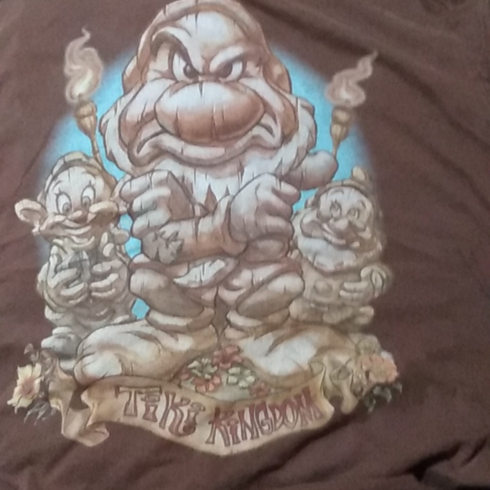 Disney grumpy tiki tshirt